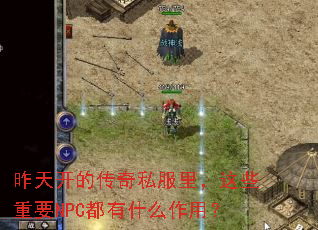 ���쿪�Ĵ���˽�����Щ��ҪNPC����ʲô���ã�