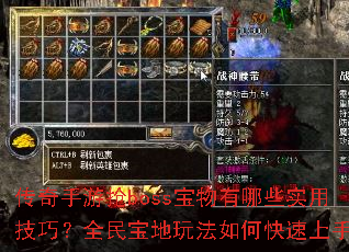 ����������boss��������Щʵ�ü��ɣ�ȫ�񱦵��淨��ο������֣�