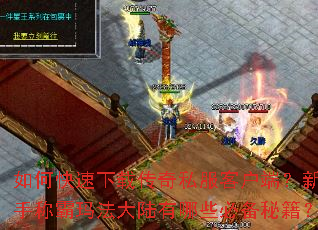 如何快速下载传奇私服客户端?新手称霸玛法大陆有哪些必备秘籍? 如何快速下载传奇私服客户端?新手称霸玛法大陆有哪些必备秘籍?