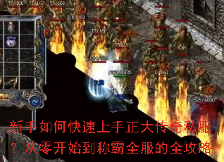 新手如何快速上手正大传奇私服?从零开始到称霸全服的全攻略 新手如何快速上手正大传奇私服?从零开始到称霸全服的全攻略
