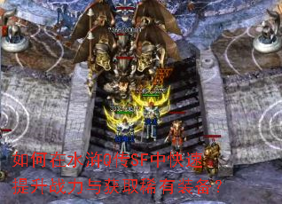 如何在水浒Q传SF中快速提升战力与获取稀有装备? 如何在水浒Q传SF中快速提升战力与获取稀有装备?