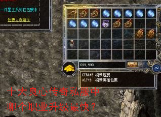 十大良心传奇私服中哪个职业升级最快? 十大良心传奇私服中哪个职业升级最快?